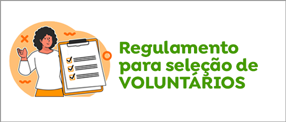 Regulamento para seleção de voluntários